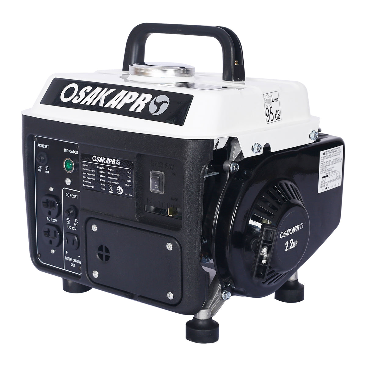 White Outdoor generator Low Noise