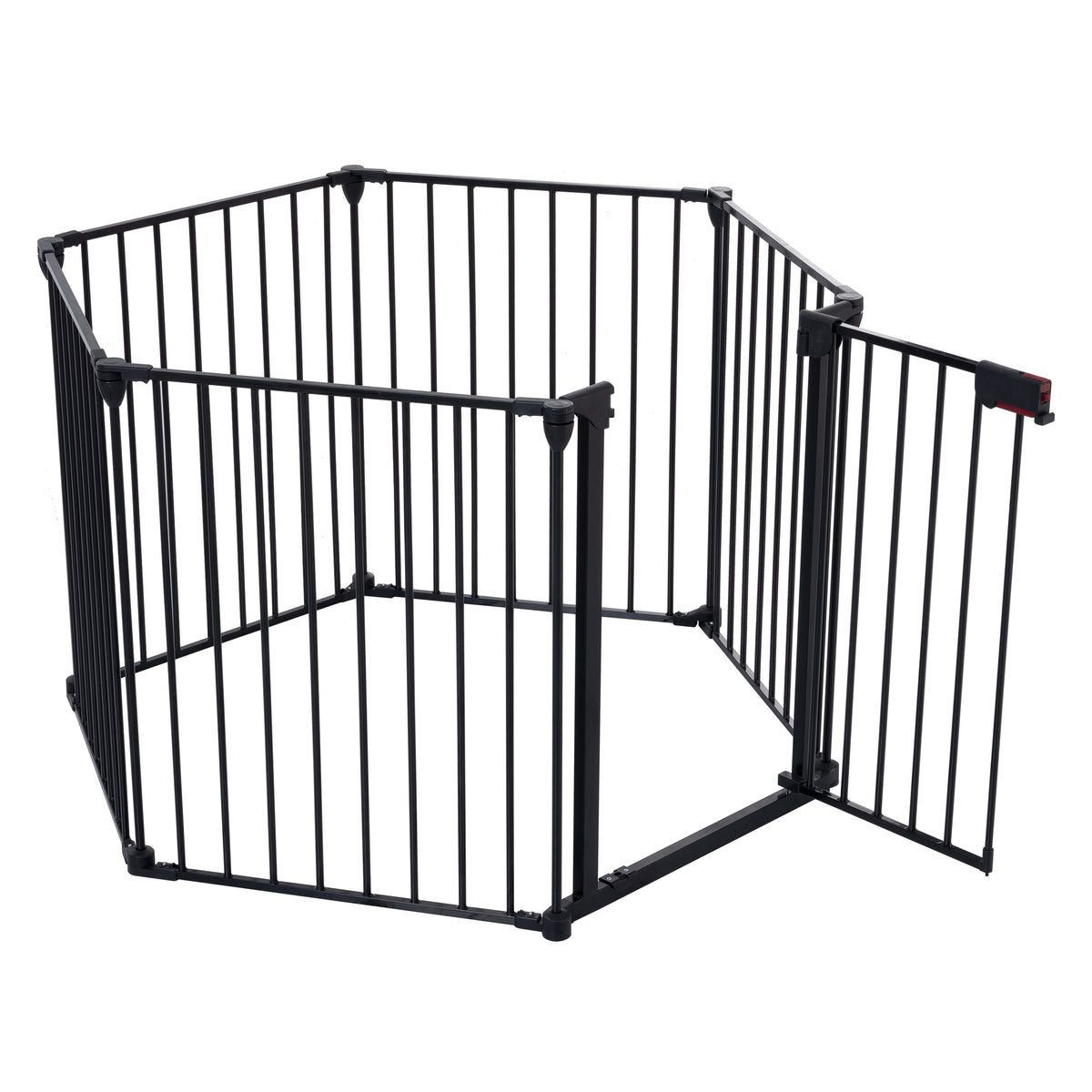 Adjustable Safety Gate & Play Yard, 6 Panels, 150-Inch