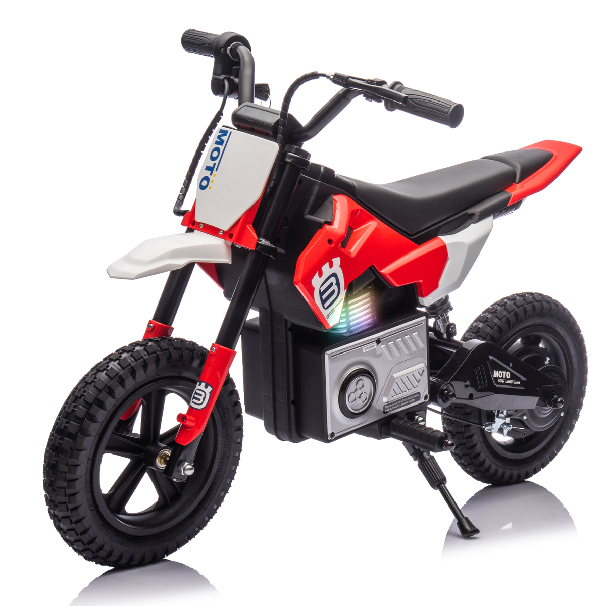Red 24V Kids Ride On Electric Toy Motocross Motorcycle