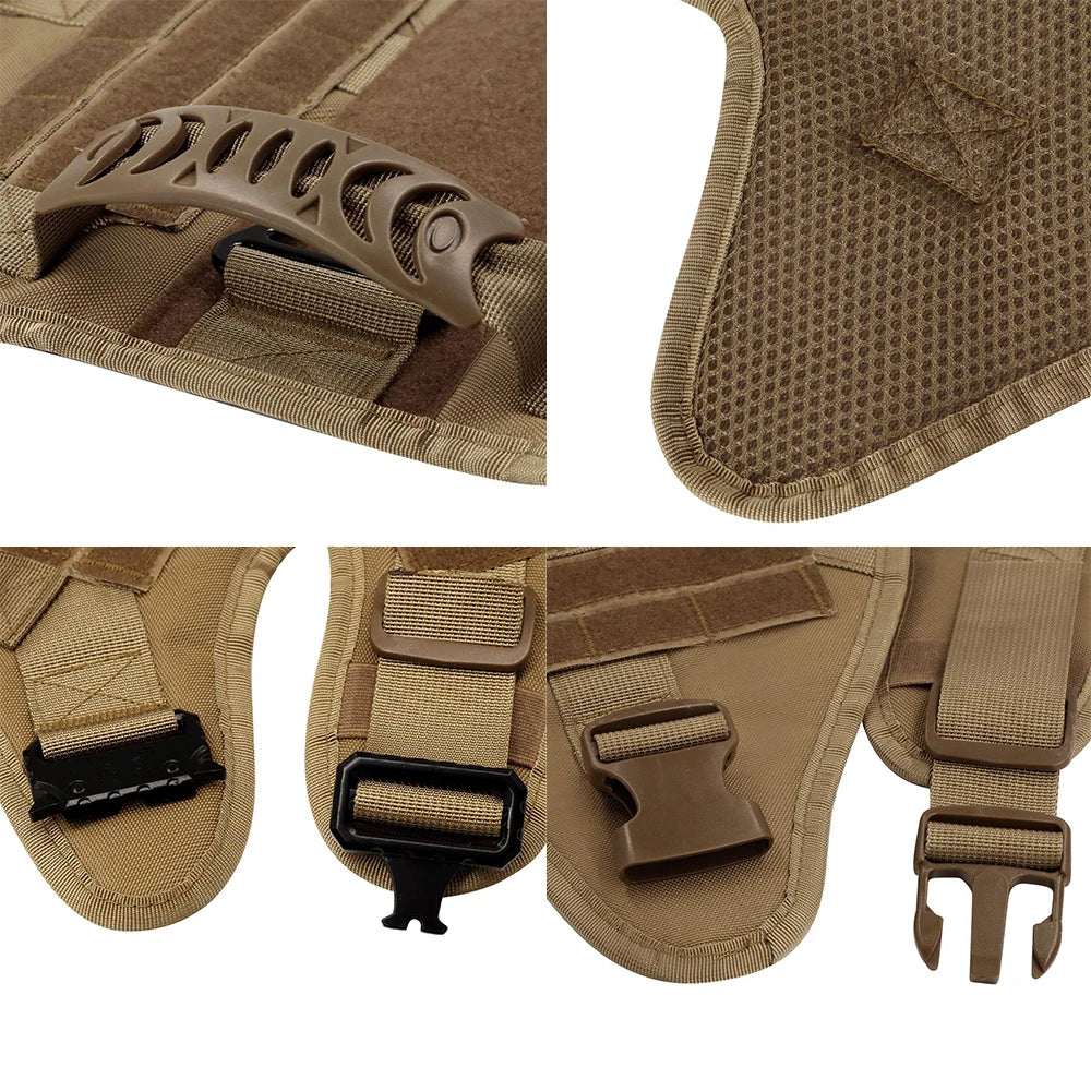 Large Dog Harness And Leash Set Pet German Shepherd Malinois Training