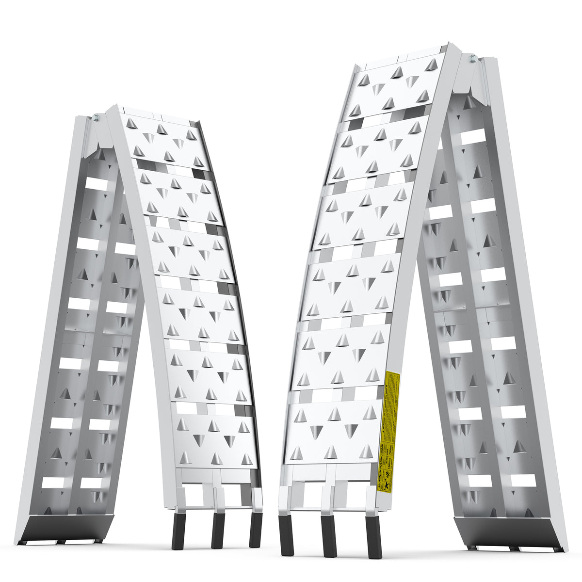 Aluminum Folding Loading Ramps, 7.5 ft, 1500 lb, Pair