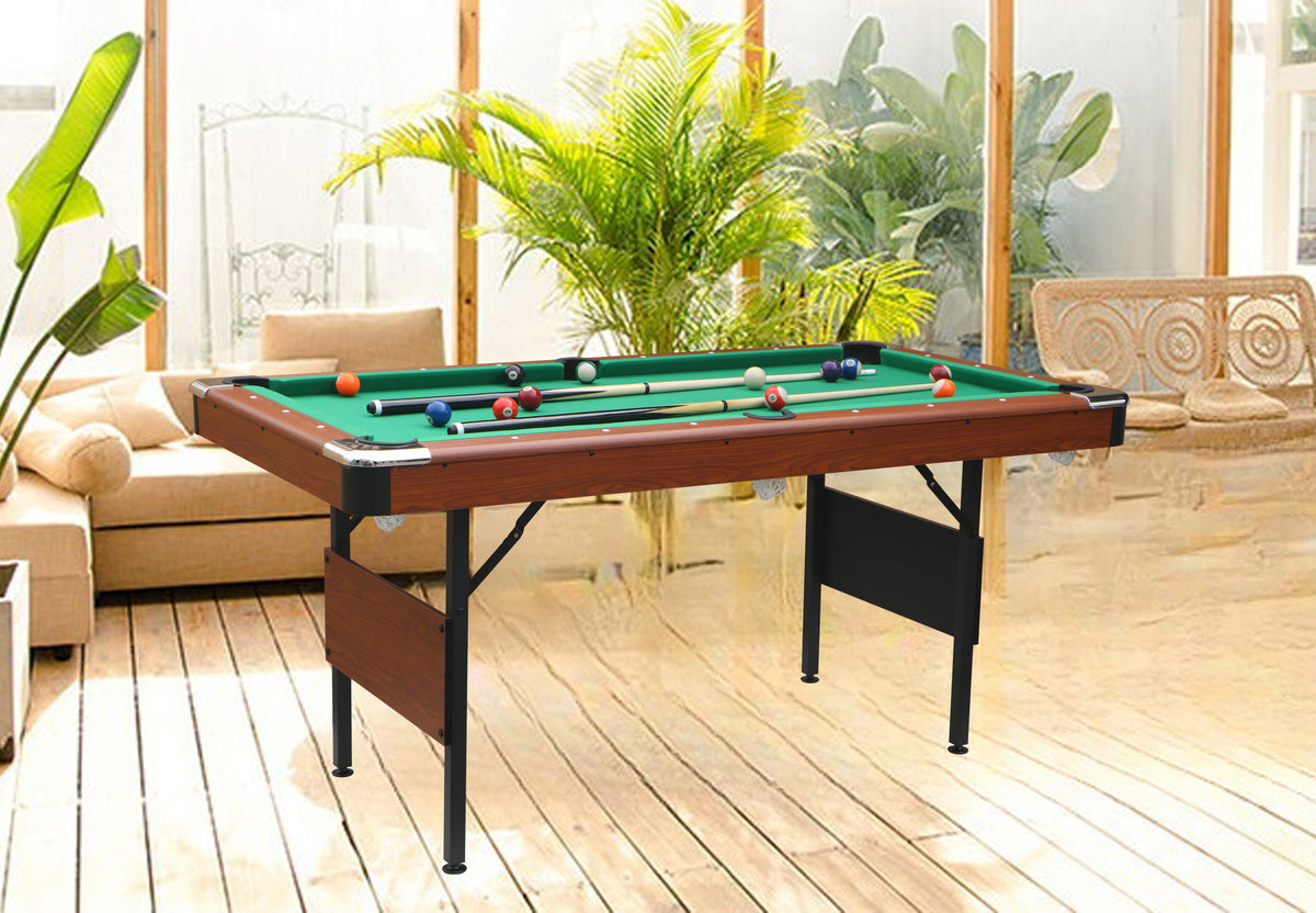 Green billirad table